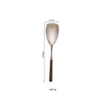 5Pcs Stainless Steel Cooking Spoon Frying Spatula Walnut Cake Shovel Cake Spatula Knife Cooking Utensils Soup Ladlepcs