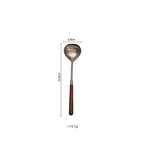 5Pcs Stainless Steel Cooking Spoon Frying Spatula Walnut Cake Shovel Cake Spatula Knife Cooking Utensils Soup Ladlepcs