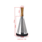 Grater 3 Side Shred Manual Handheld Stainless Steel Multi-Purpose Non-Slip Shredder Cone Vegetable Grater Kitchen Tool