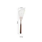 5Pcs Stainless Steel Cooking Spoon Frying Spatula Walnut Cake Shovel Cake Spatula Knife Cooking Utensils Soup Ladlepcs